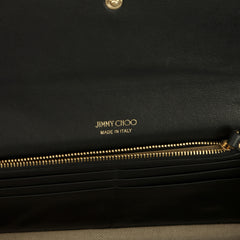 JIMMY CHOO ENVELOPE WALLET ON CHAIN BAG