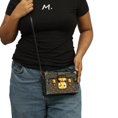 LOUIS VUITTON MONOGRAM CANVAS PETITE MALLE  BAG
