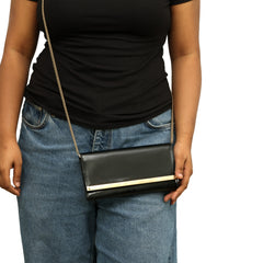 JIMMY CHOO ENVELOPE WALLET ON CHAIN BAG
