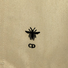 CHRISTIAN DIOR SIZE – M BEE EMBROIDERY DENIM JACKET
