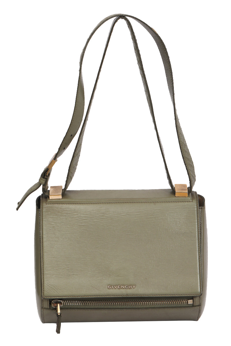 Givenchy Green Pandora Box Leather Bag 