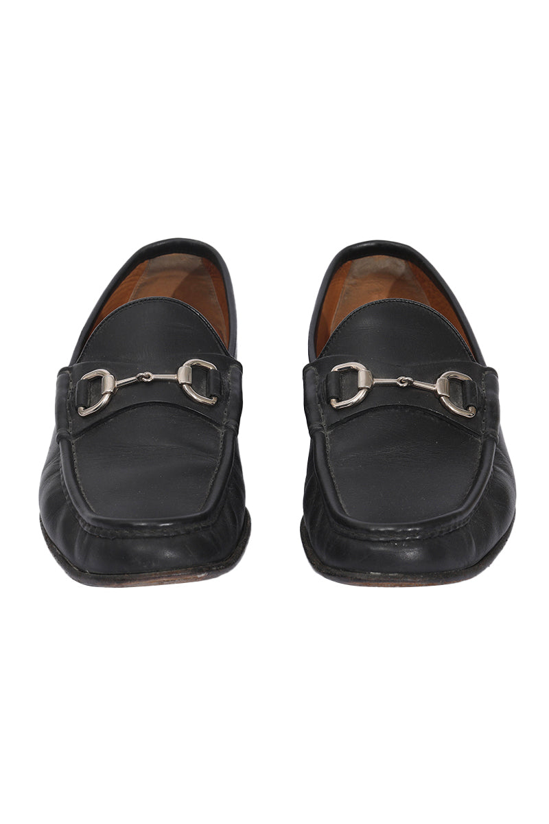 Gucci Black Horsebit Loafers 