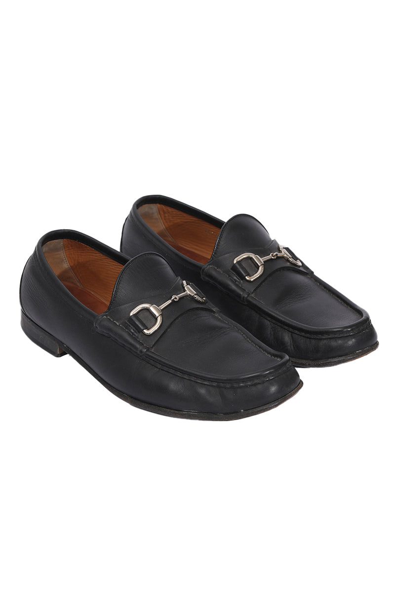 Gucci Black Horsebit Loafers 