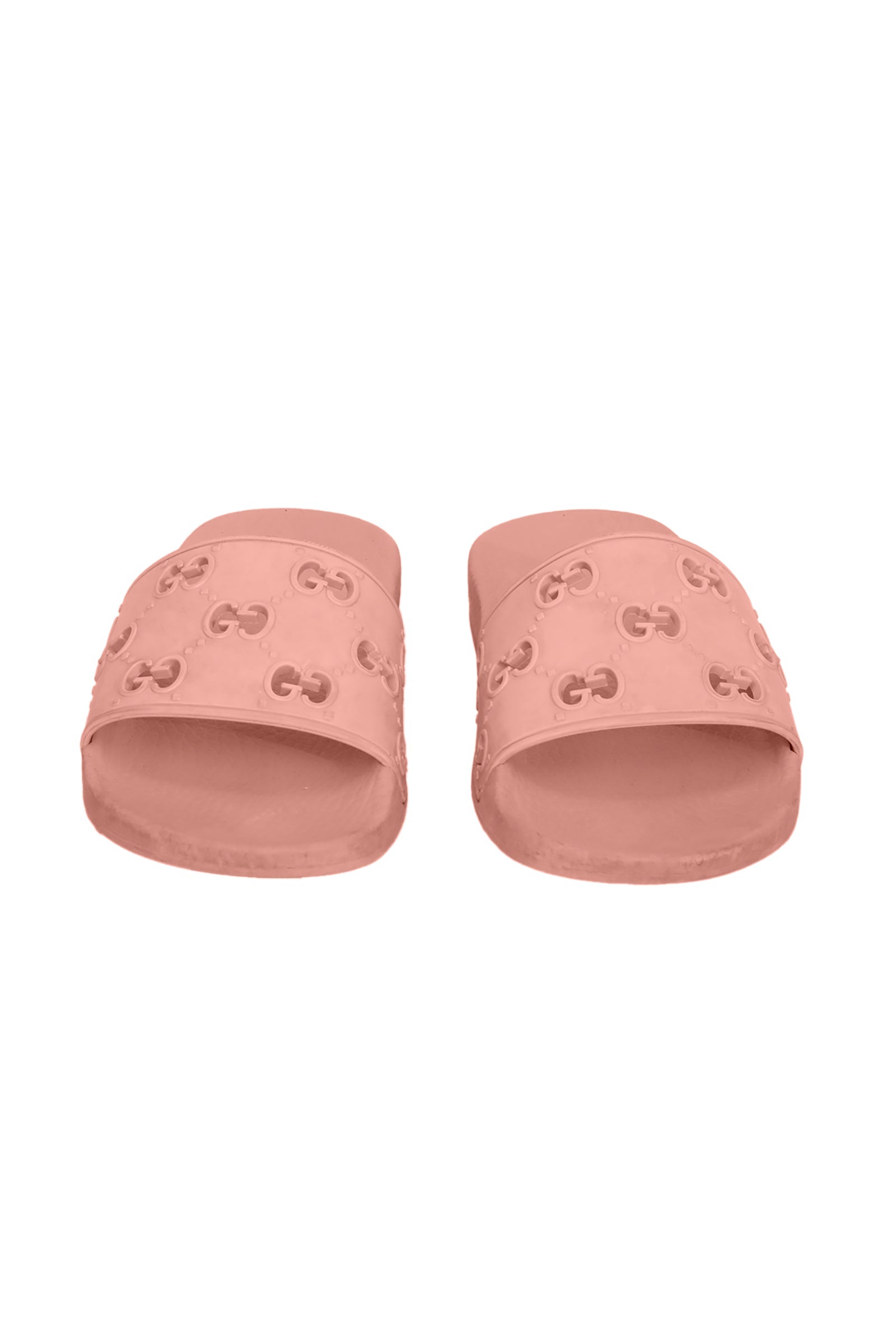 Gucci EU 35 Pink Rubber Gg Cut Slider 
