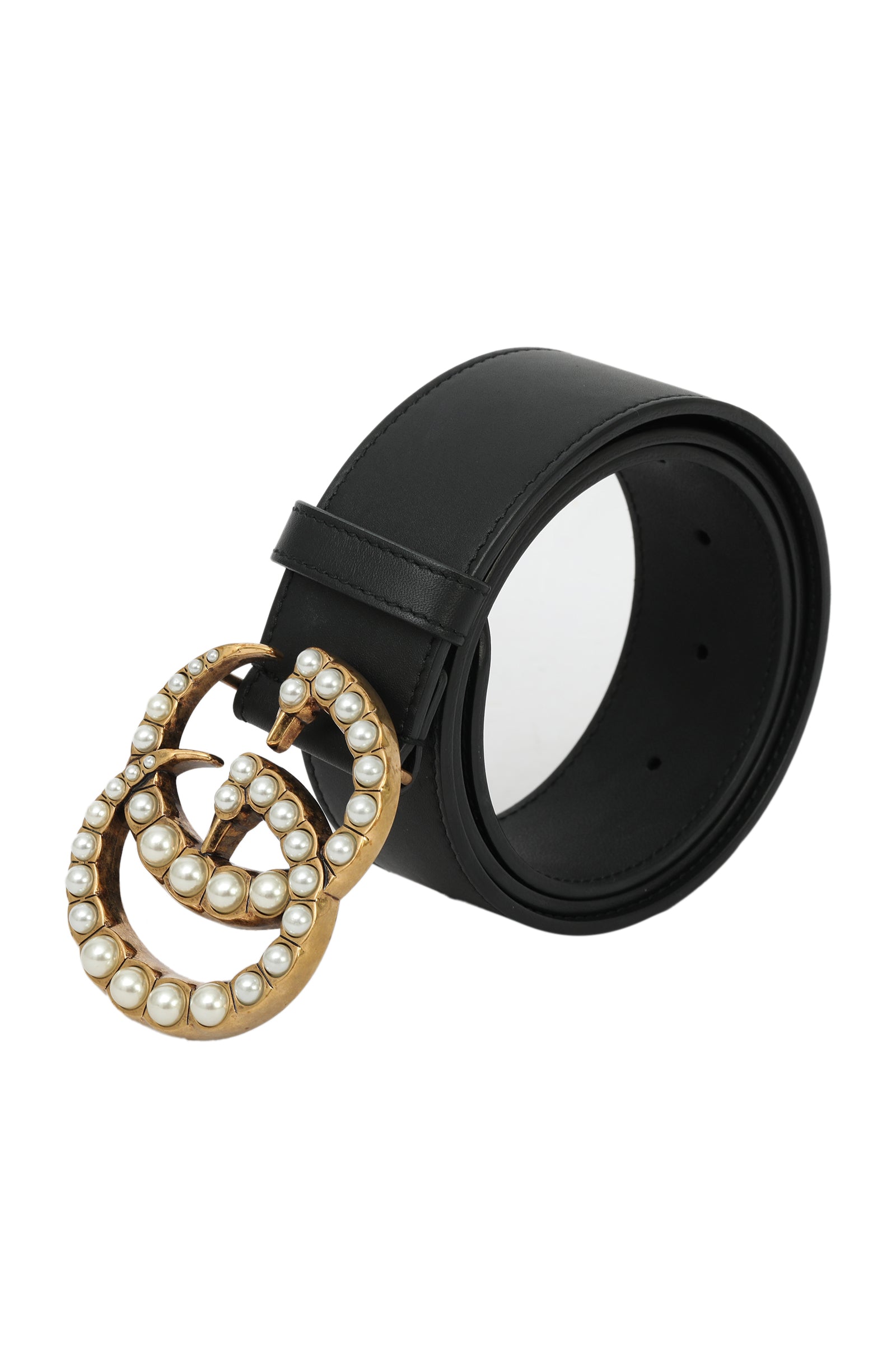 Gucci Gg 80 Cm I 32 Inches Interlocking Web Buckle Belt Rt180-10 