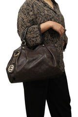 Gucci Gg Sukey Brown Bag 