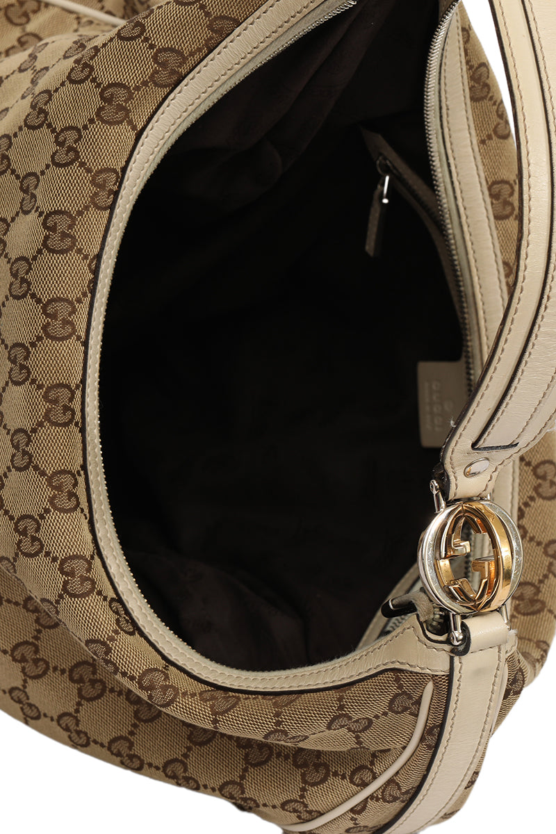 Gucci Guccissima Large Twins Hobo Bag 