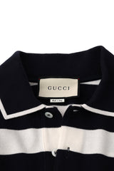 Gucci Size M Bee Logo Black & White T-Shirt 
