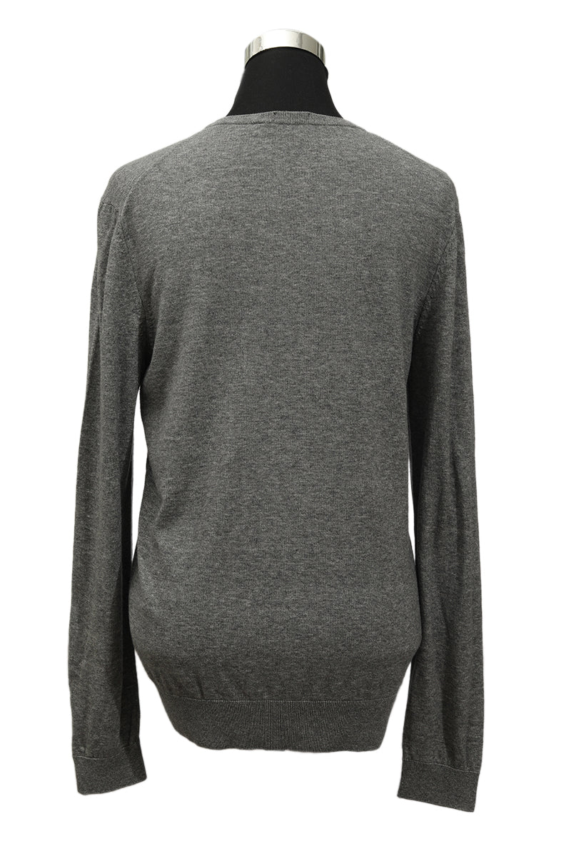 Hugo Boss Small Size V-Neck Gray Sweater 