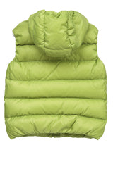 Il Gufosize 5 Green Nylon Sleeveless Kids Jacket