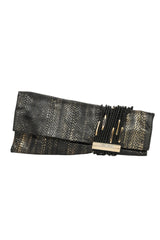 Jimmy Choo Chandra Elaphe Clutch 