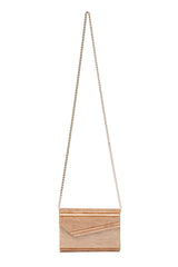 Jimmy Choo Golden Acrylic Candy Clutch 