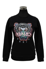 Kenzo Size Xs Tiger Embroidered Sweatshirt 