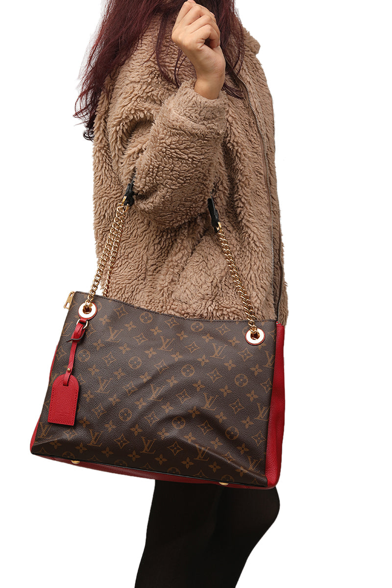 Louis Vuitton Monogram Surene Mm Cherry Bag 