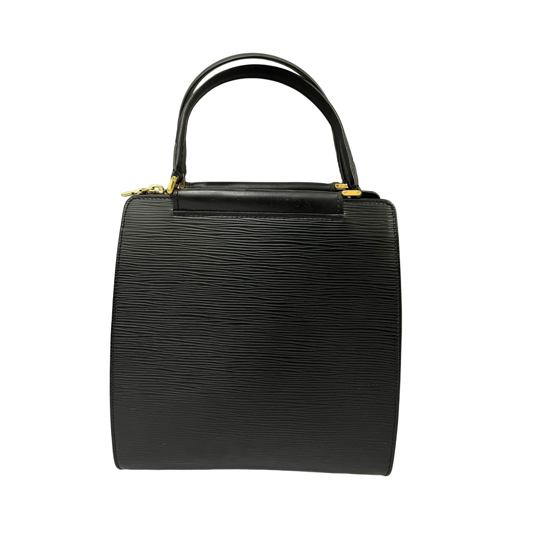 Louis Vuitton Black Epi Leather Madeleine Tote Bag 