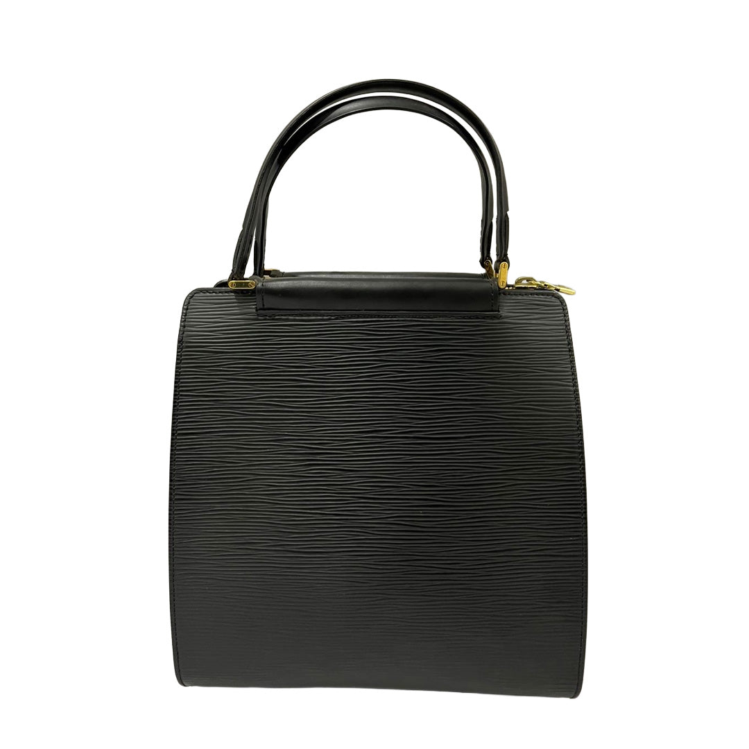 Louis Vuitton Black Epi Leather Madeleine Tote Bag 
