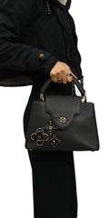 Louis Vuitton Black Taurillon Leather Mechanical Flower Capucines Bb Bag 