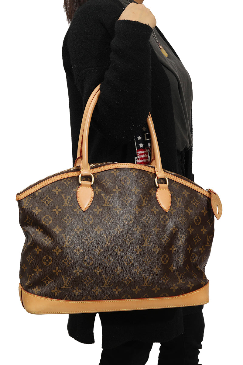 Louis Vuitton Lockit Monogram Shoulder Bag 