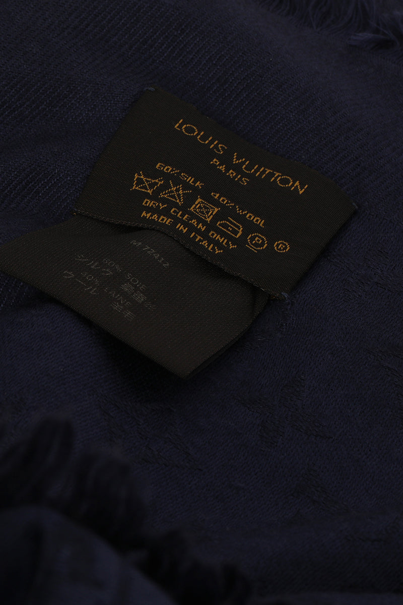 Louis Vuitton Monogram Blue Shawl 