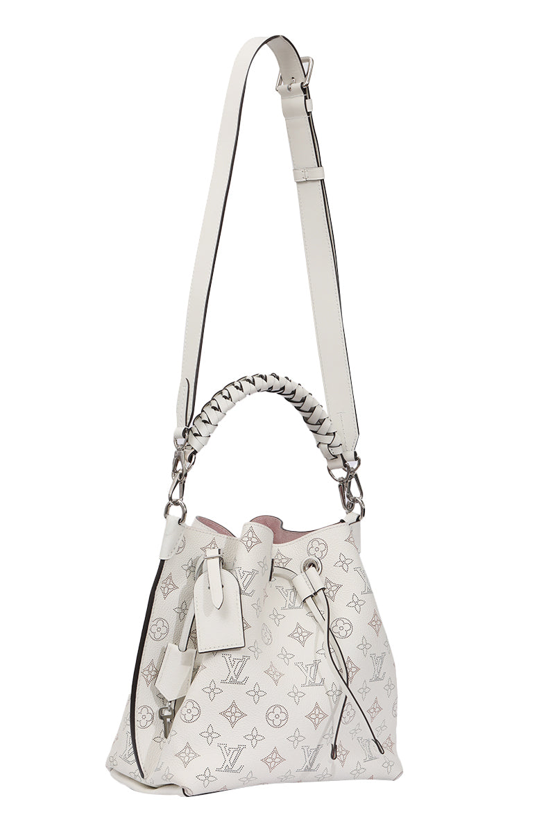 Louis Vuitton Muria Mahina Leather Bucket Bag 