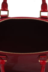Louis Vuitton Red Monogram Vernis Alma Gm Bag 