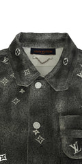 Louis Vuitton Size M White/Black Color Blocking Jacket 