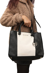 Michael Kors Saffino Leather Sutton Satchel Bag 