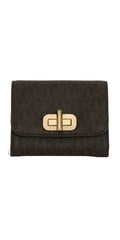 Michael Kors Brown Monogram Fulton Wallet 