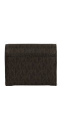 Michael Kors Brown Monogram Fulton Wallet 