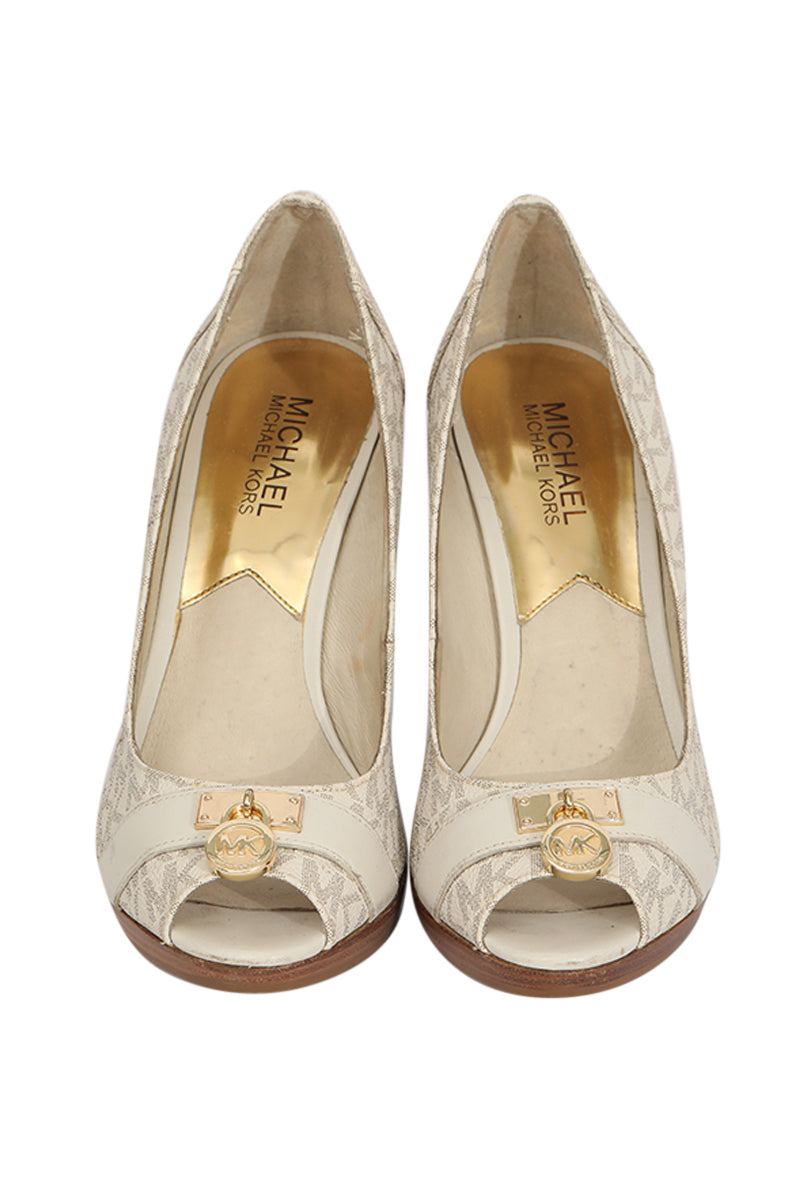 Michael Kors EU 38.5 Monogram Wedges 