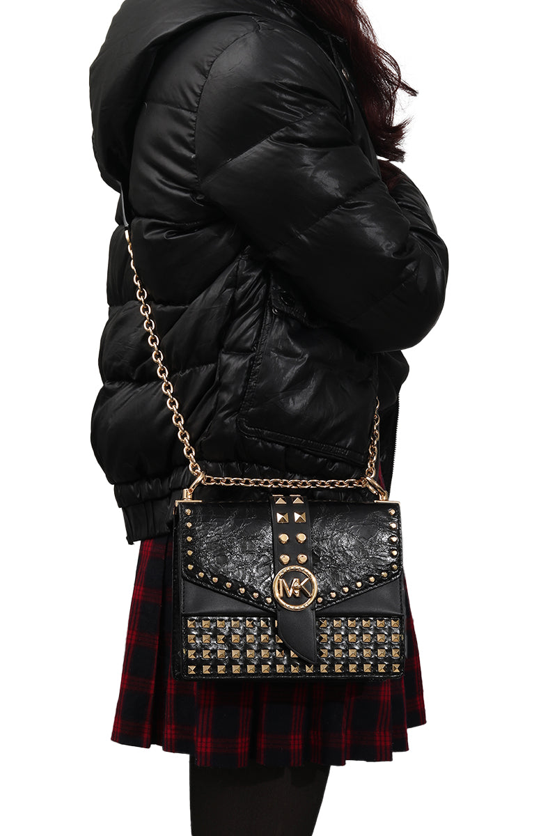 Michael Kors Greenwich Studded Sling Bag 