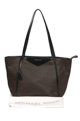 Michael Kors Monogram Brown Tote Bag 