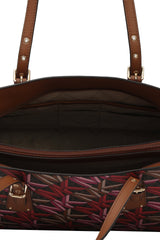 Michael Kors Multi Color Monogram Tote Bag 