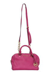 Michael Kors Pink Leather Cindy Dome Bag 