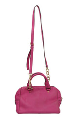 Michael Kors Pink Leather Cindy Dome Bag 