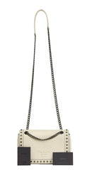 Prada White Studded Sling Bag 