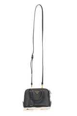 Prada Saffiano Mini Promenade Black Bag 