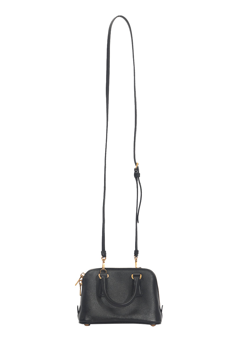 Prada Saffiano Mini Promenade Black Bag 