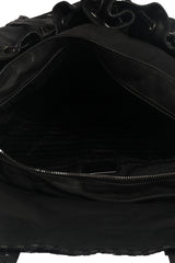 Prada Tessuto Black Flap Shoulder Bag 