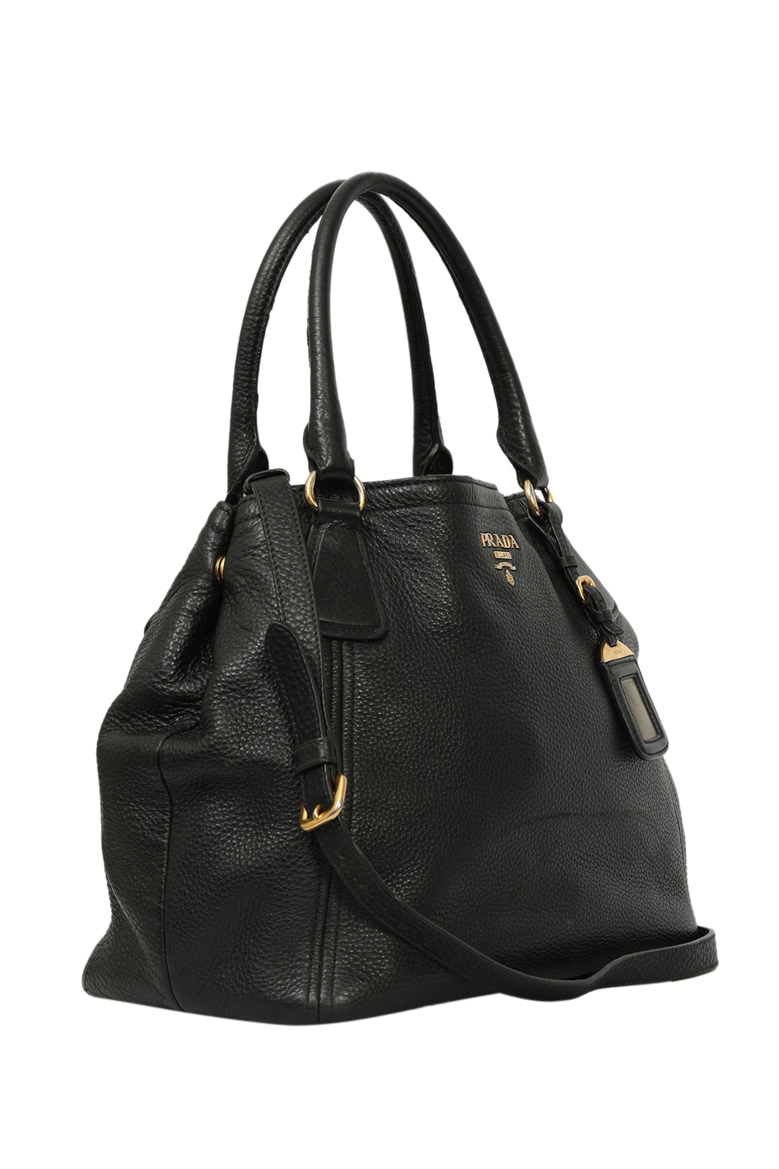 Prada Vitello Daino Leather Handbag 