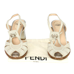 FENDI EU-38 CHAMELEON PEEP-TOE 