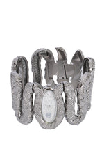 Roberto Cavalli Silver Stainless Steel Cleopatra Women'S Wristwatch 