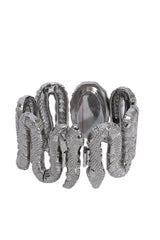 Roberto Cavalli Silver Stainless Steel Cleopatra Women'S Wristwatch 