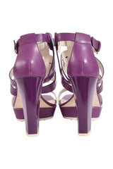 Tod'S Cut Out Two Tone Leather Sandals