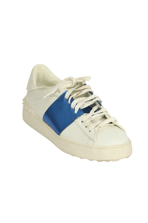 Valentino EU 37 Leather Open Low Top Sneaker