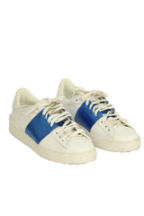 Valentino EU 37 Leather Open Low Top Sneaker 