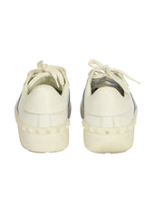 Valentino EU 37 Leather Open Low Top Sneaker 