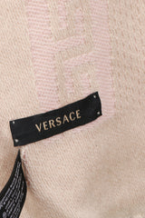 Versace Baby Pink Monogram Scarf 