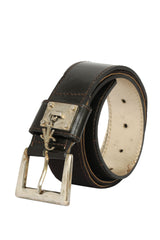 Versace Jeans Couture 36 Inches / 90 Cms Brown Monogram Belt