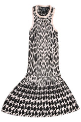 Alexander Mcqueen Animal Printed Dress